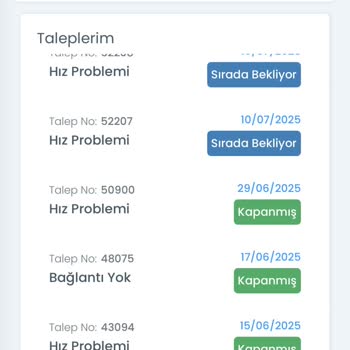 Destek Taleplerinin Onaysız Kapatılması Ve Hizmet Eksikliği