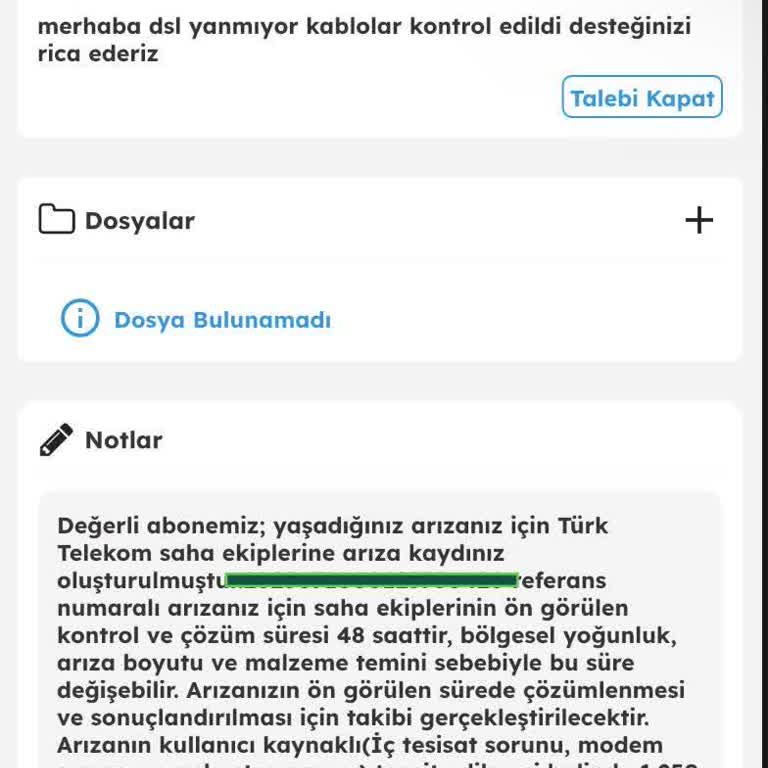 Türk Telekom Arızası Ve Olası Ücretlendirme Endişesiyle Yaşadığım Mağduriyet