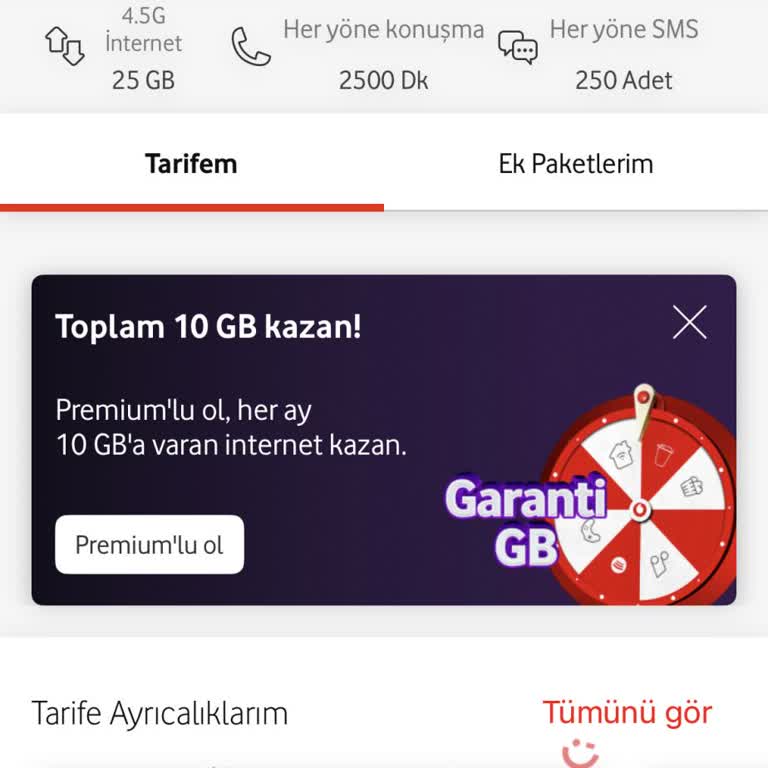 25GB Tarife Aldım, Sadece 5GB Verildi!