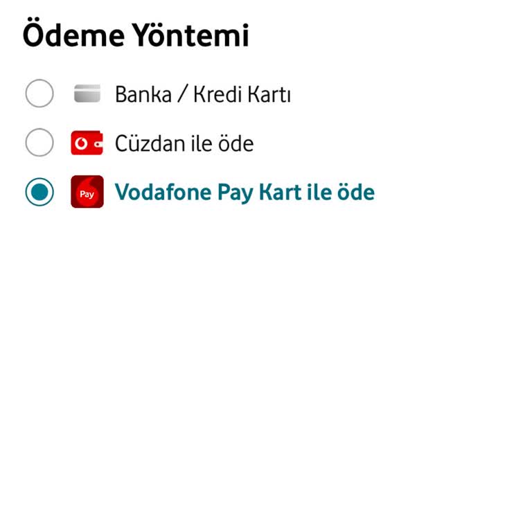 Vodafone Pay Sanal Kartla Ödeme Yapılamıyor Mağduriyet Yaşıyorum