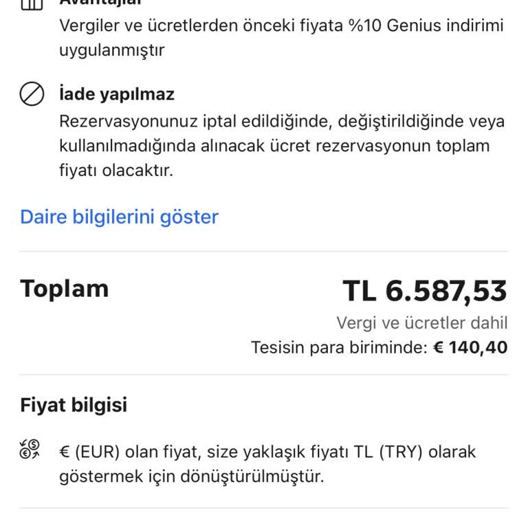 Rezervasyonumda Tüm Vergiler Dahil Ödeme Yapmama Rağmen Ekstra Ücret Alındı