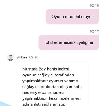 Üyelik İptali Ve Oyun Hataları Nedeniyle Mağduriyet