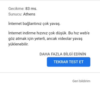 Fibertek İnternet Hizmetinde Hız Ve Destek Sorunu