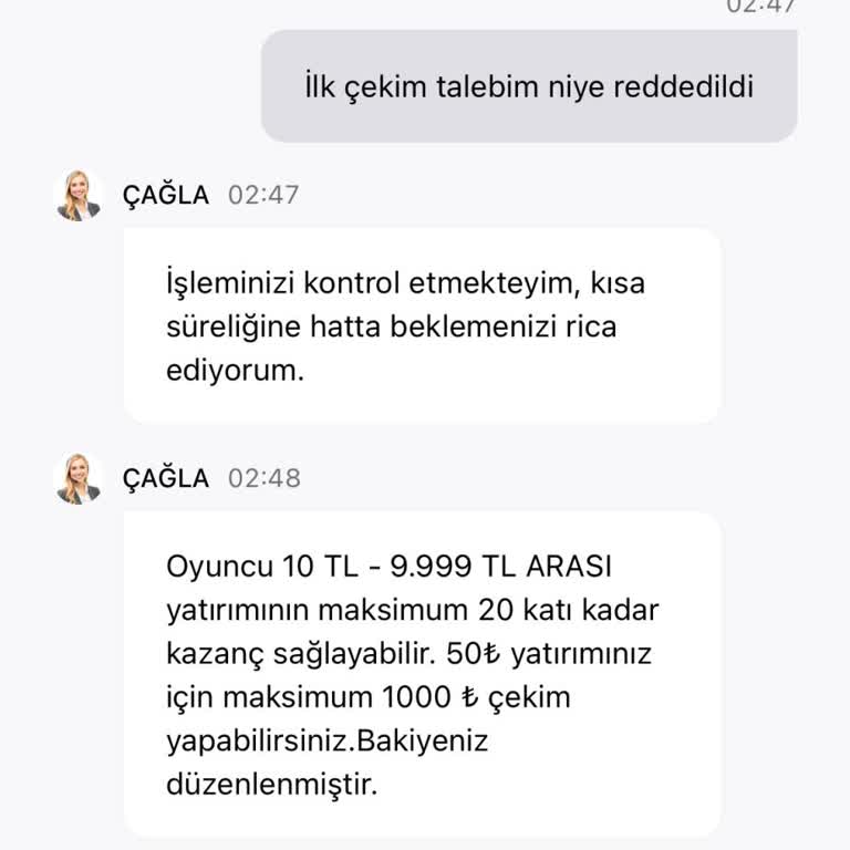 Çekim Limitleri Hakkında Büyük Hayal Kırıklığı