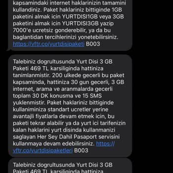 Ücretsiz Sanılan Yurtdışı Paketi Ücretlendirildi Para İadesi İstiyorum
