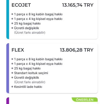 Premium Bilette Koltuk Seçim Hakkım İhlal Edildi