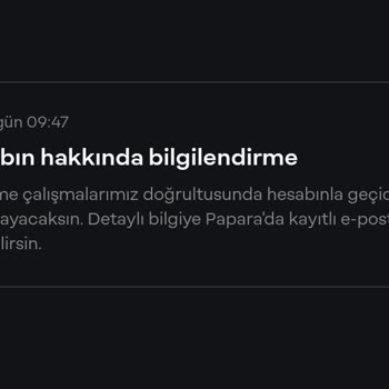 Papara Hesap İncelemesi