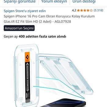 Spigen İphone 16 Pro Ekran Koruyucu Uygulamasında Baloncuk Sorunu Ve Memnuniyetsizlik