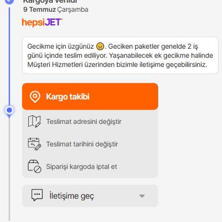 Hepsijet Kargo Teslimatında Gecikme Ve Lojistik Sorunu