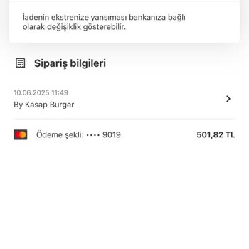 Yemeksepeti'nden İade Edilmeyen Para Ve Yetersiz Müşteri Hizmeti