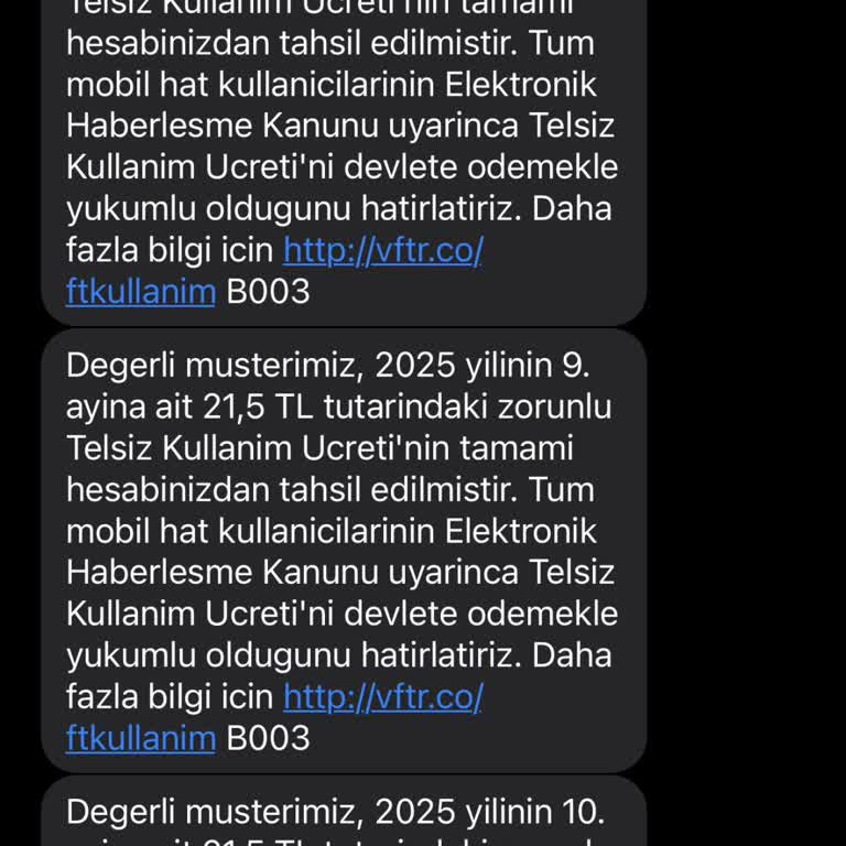Operatör Değişikliği Sonrası Haksız Telsiz Kullanım Ücreti Kesintisi