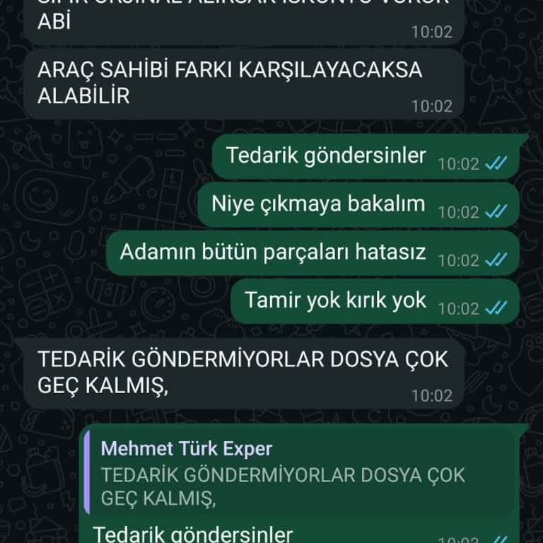 Orijinal Parça Yerine Çıkma Parça Dayatması Ve Onarımda Gecikme