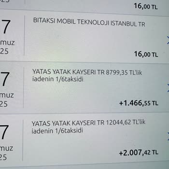 Yataş'tan Eksik İade Ve Yetersiz Çözüm Süreci Mağduriyeti
