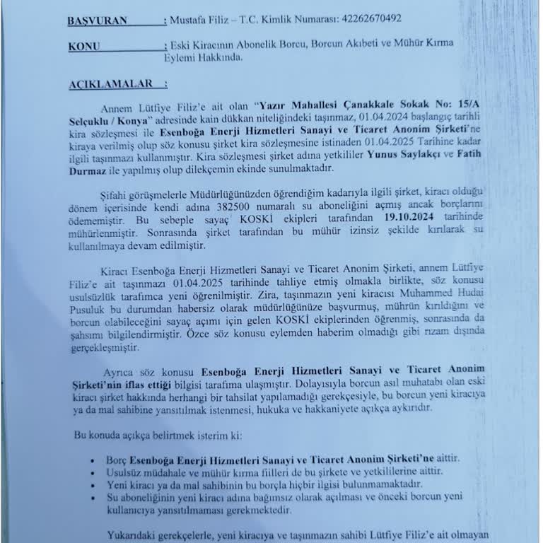 Kaçak Suyun Faturası Yeni Kiracıya Yansıtılıyor, İhbar Eden Mağdur Ediliyor