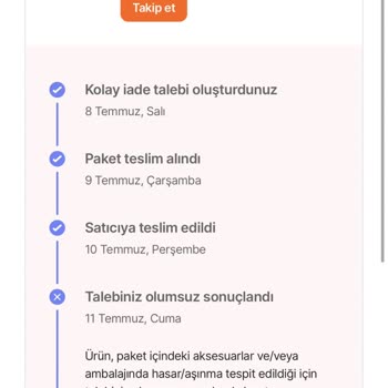 Kimyasal Tatlı Ürün İade Talebim Haksız Yere Reddedildi