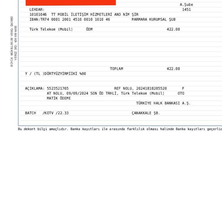 Haberim Olmadan Hesabıma Tanımlanan Otomatik Ödeme Ve İlgisiz Şube Yaklaşımı