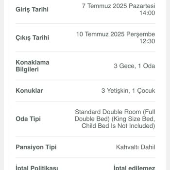 Otel Rezervasyonum İptal Edildi Param İade Edilmedi Mağdur Edildim