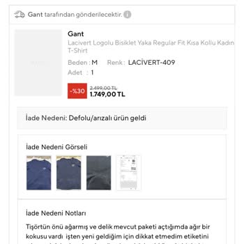 Kullanılmış Ve Hasarlı Ürün Gönderildi, İade Sürecinde Sorun Yaşadım