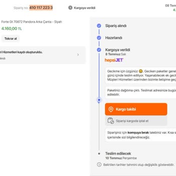 Teslim Edilmeyen Ürün Ve İletişimsiz Kargo Süreci