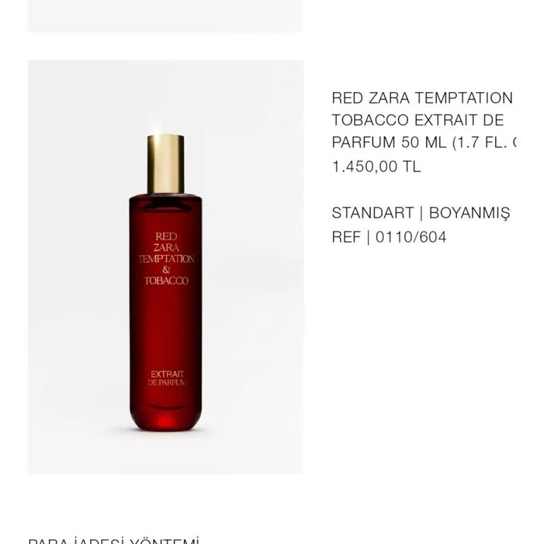 Zara Yanlış Parfüm İadesinde Mağduriyet Yaşadım