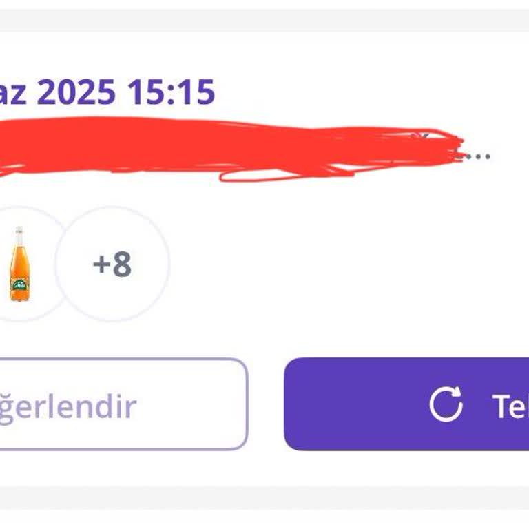 Getir Para İadesi Gecikmesi Ve Müşteri Memnuniyetsizliği