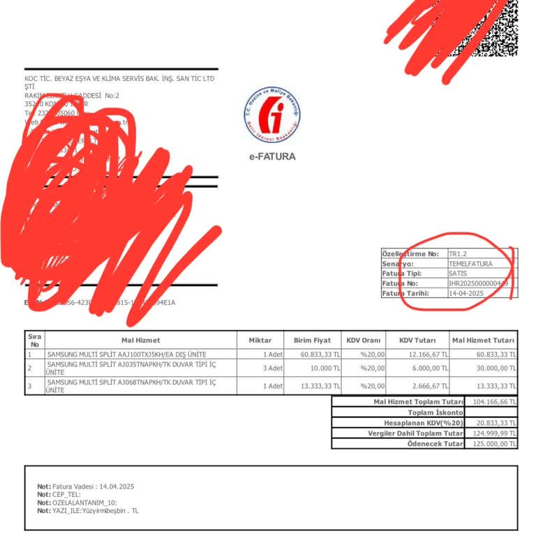 Satın Alınan Samsung Klimanın 3 Ay Boyunca Kurulmaması ve Müşteri Mağduriyeti