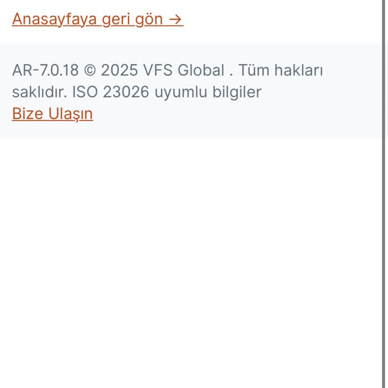 VFS Global Sitesinde Randevu Alırken 429 Hatası Alıyorum
