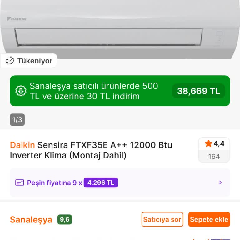 Hepsiburada'da Sepette İndirim Yanıltmacası İle Karşılaştım