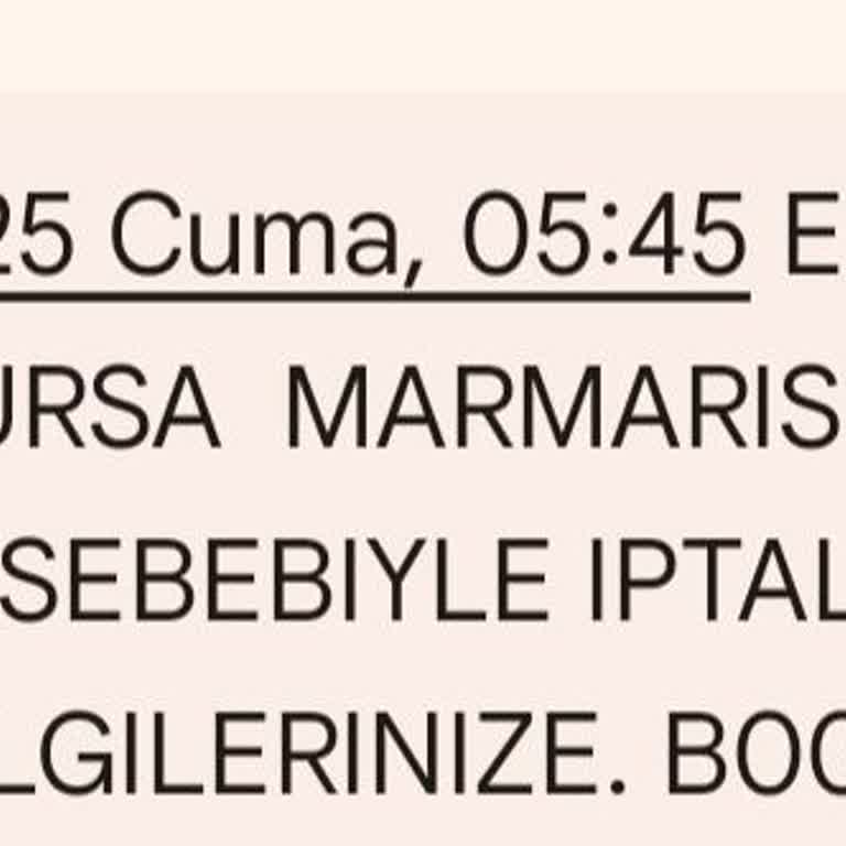 İptal Edilen Seferde Ücret İadesi Sorunu