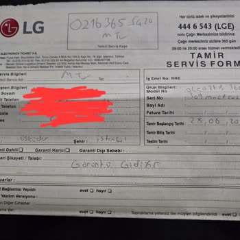 LG OLED TV'de Sürekli Görüntü Kaybı Ve Yetersiz Servis Desteği
