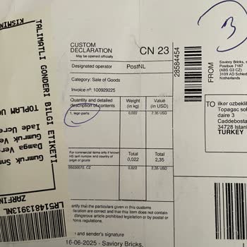 Lego Parçası İçin Orantısız Gümrük Vergisi Ve İletişim Sorunu