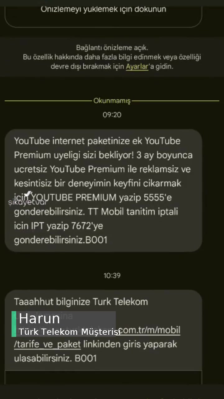 Türk Telekom Sınırsız Youtube.com Paketi Yalanı videonun kapak resmi