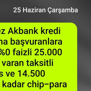 Faizsiz Kredi Vaadiyle Kart Başvurusu Sonrası Kredi Verilmedi