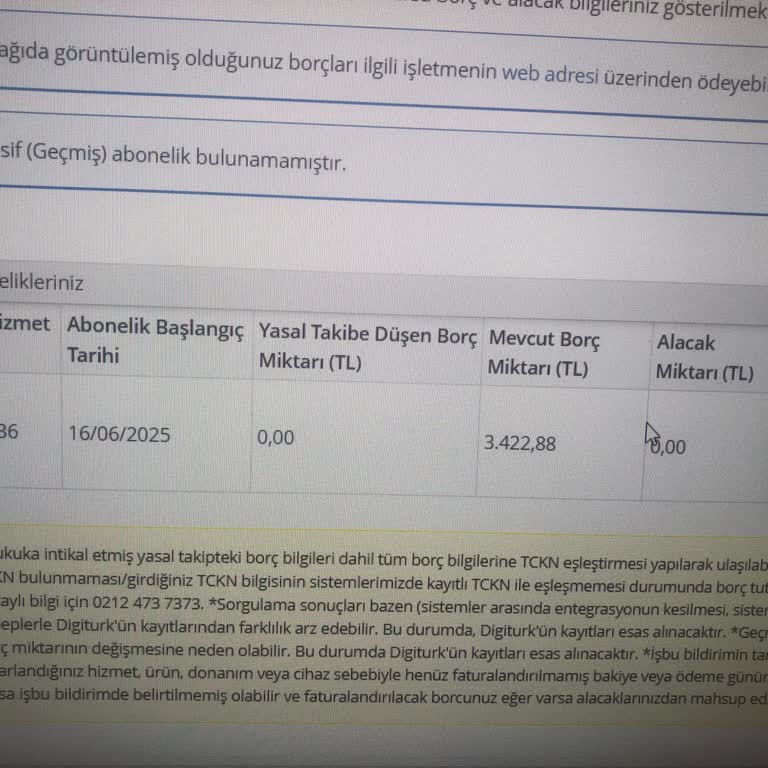 Digiturk Söz Verilen Fiyat Yerine Yüksek Fatura Mağduriyeti