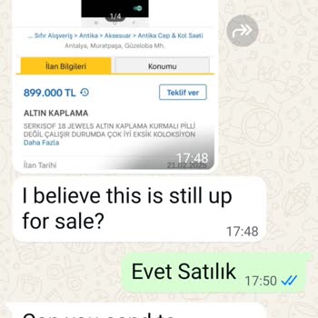 Sahibinden.com Üzerinden Satışta Güven Sorunu Yaşadım
