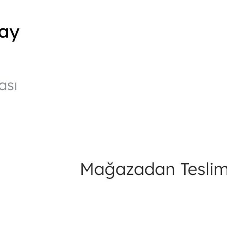 Mağazadan Teslim Seçeneğinde Geciken Tshirt Ve Kargo Bilgisizliği