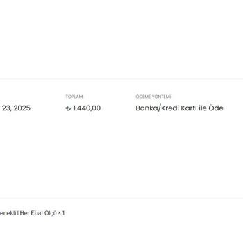 Kesme Tahtası Siparişimde İletişimsizlik Ve Bilgi Eksikliği Yaşadım