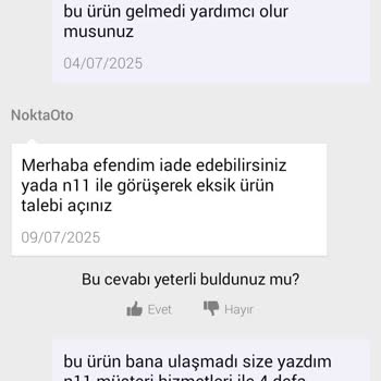 Teslim Edilmeyen Ürün Ve İlgisiz Mağaza Deneyimi