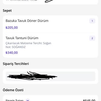 Soğuk Yemek Ve İade Sorunu: Paramın İadesini İstiyorum!