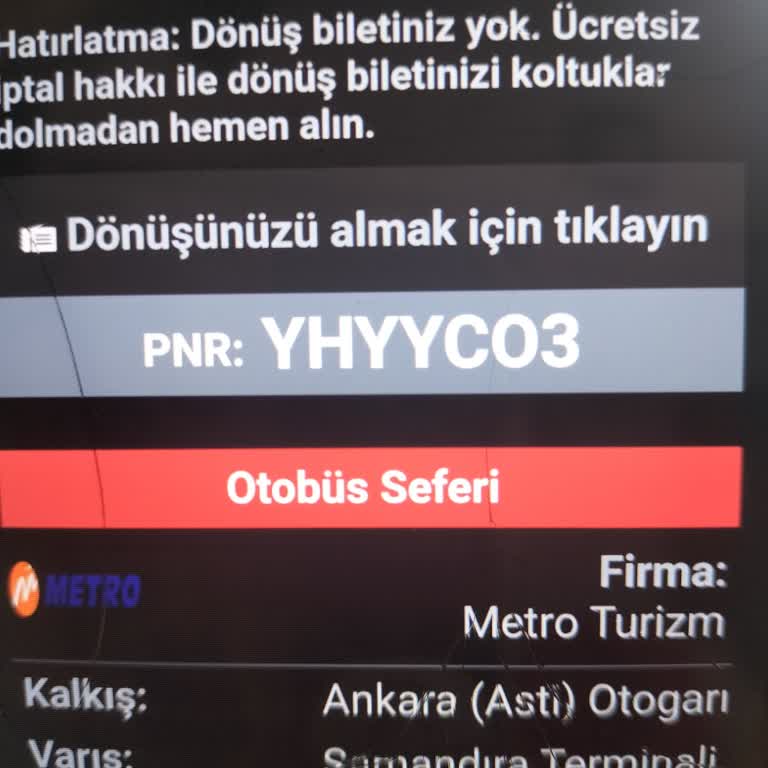 Obilet Üzerinden Alınan Biletlerin Ücret İadesi Yapılmıyor