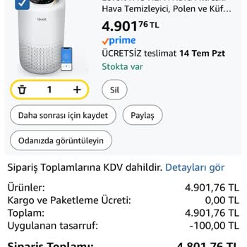 Kısa Sürede Yapılan Büyük İndirim Nedeniyle Fiyat Farkı Mağduriyeti Ve Müşteri Hizmetlerinin İlgisizliği