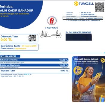 Turkcell İlk Ay Kampanyasında Fatura Kesim Tarihi Mağduriyeti