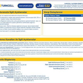 Turkcell İlk Ay Kampanyasında Fatura Kesim Tarihi Mağduriyeti
