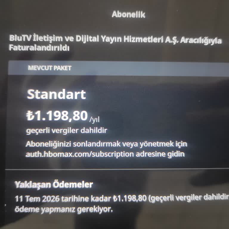 HBO Max, Abonelik Yenileme Tarihinden Önce Hesabımdan Para Çekti Ve Destek Sunmuyor