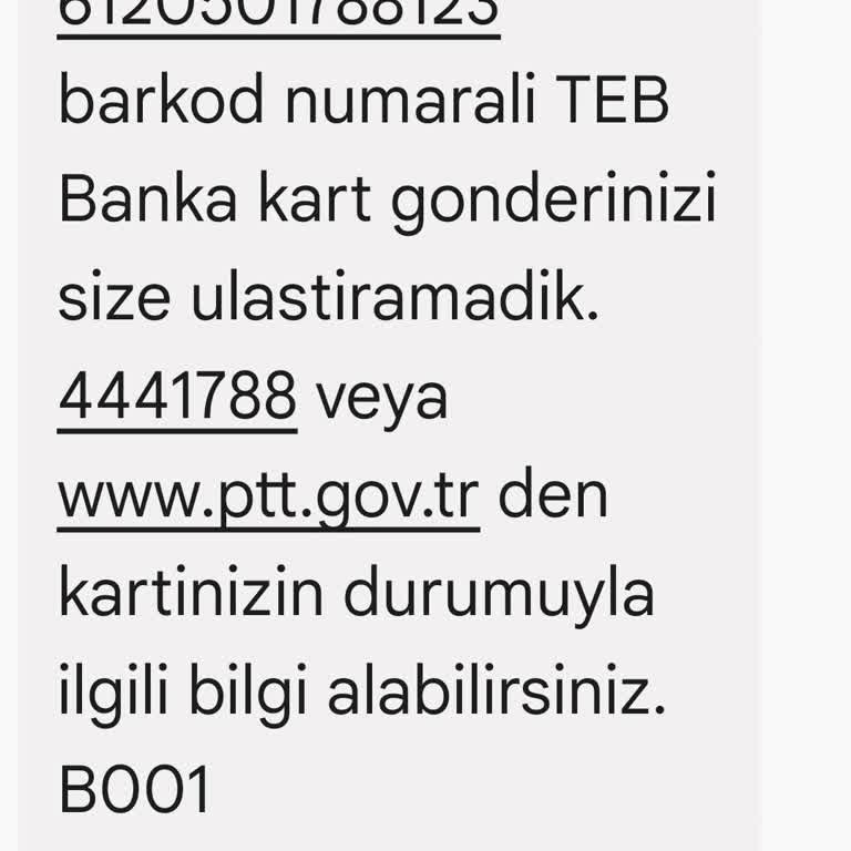 PTT Kargo'nun Teslimat Sorunu Ve Müşteri Hizmetlerine Ulaşamama