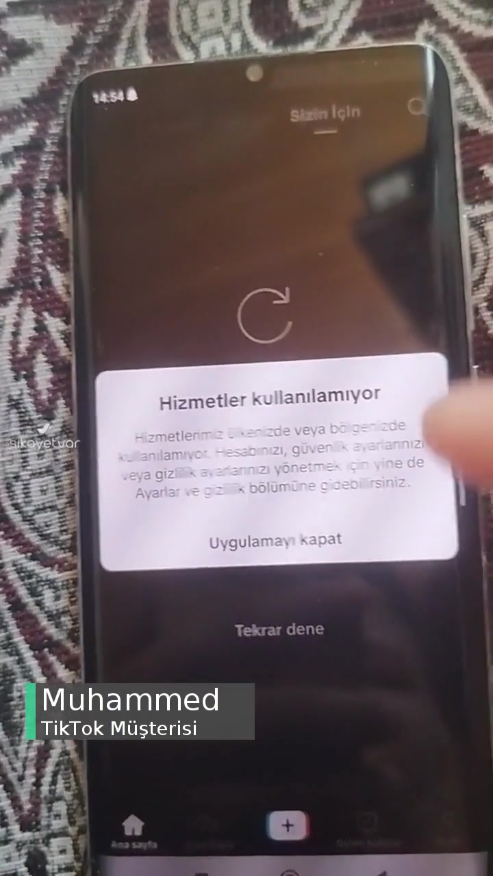 TikTok Hesabıma Giremiyorum Lütfen Yardım Edin videonun kapak resmi
