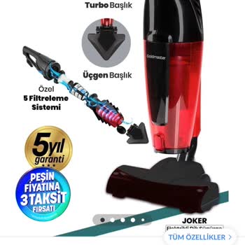 Gold Master Dikey Süpürgede Kırılan Toz Haznesi Ve Yetersiz Servis Desteği