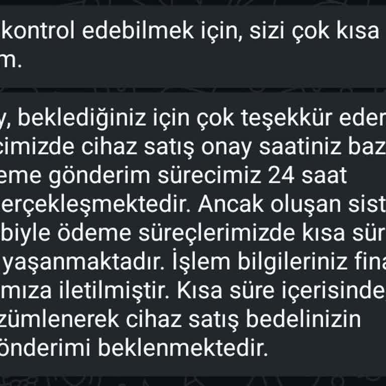 EasyCep'ten Satılan Cihazın Ödemesi Gecikti, Müşteri Hizmetleri Yetersiz Kaldı