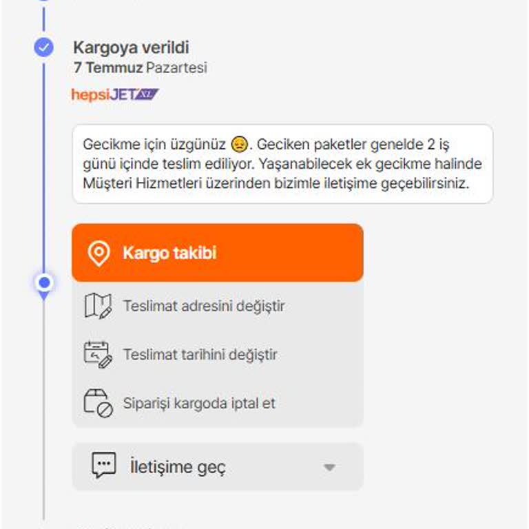 Hepsiburada'dan Aldığım Ürün Teslim Edilmedi, Bilgi Ve Destek Alamıyorum