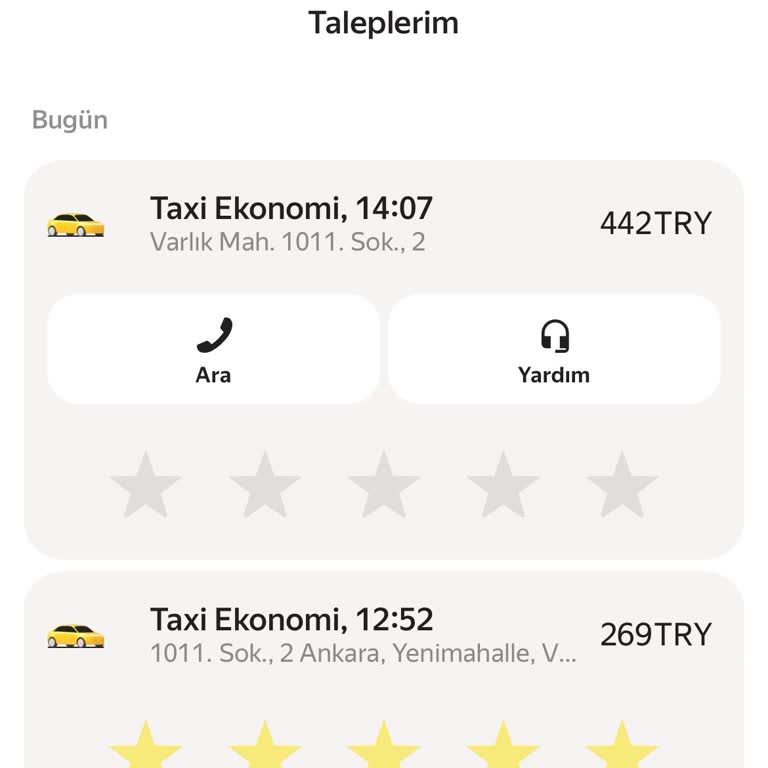 Aynı Mesafe İçin İki Kat Taksi Ücretiyle Mağdur Edildim